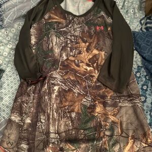 Under Armour HeatGear Fitted Shirt camo XL